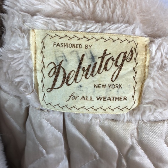 VTG Debutogs Faux Fur Coat Women’s Size M - Picture 6 of 14